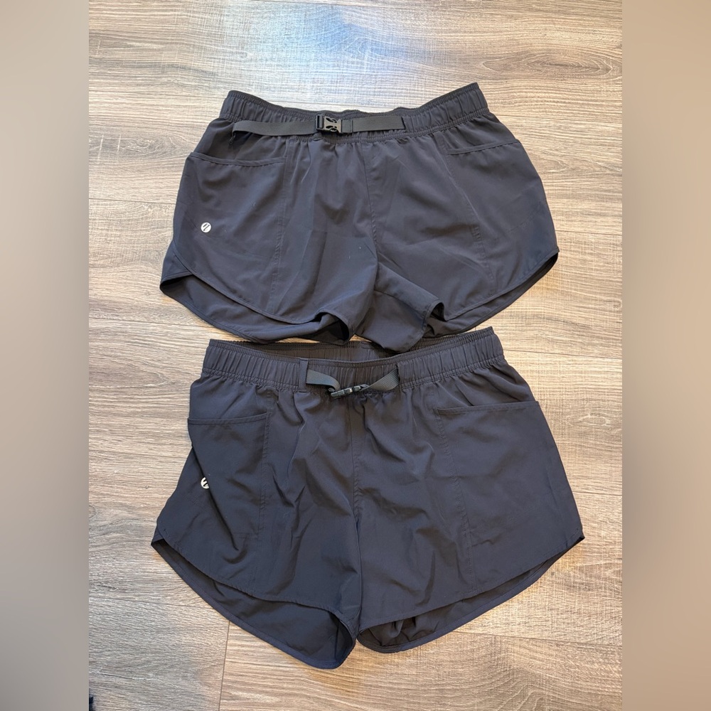 Women's Black Athletic Shorts